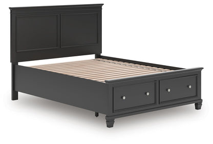 Lanolee Queen Panel Storage Bed