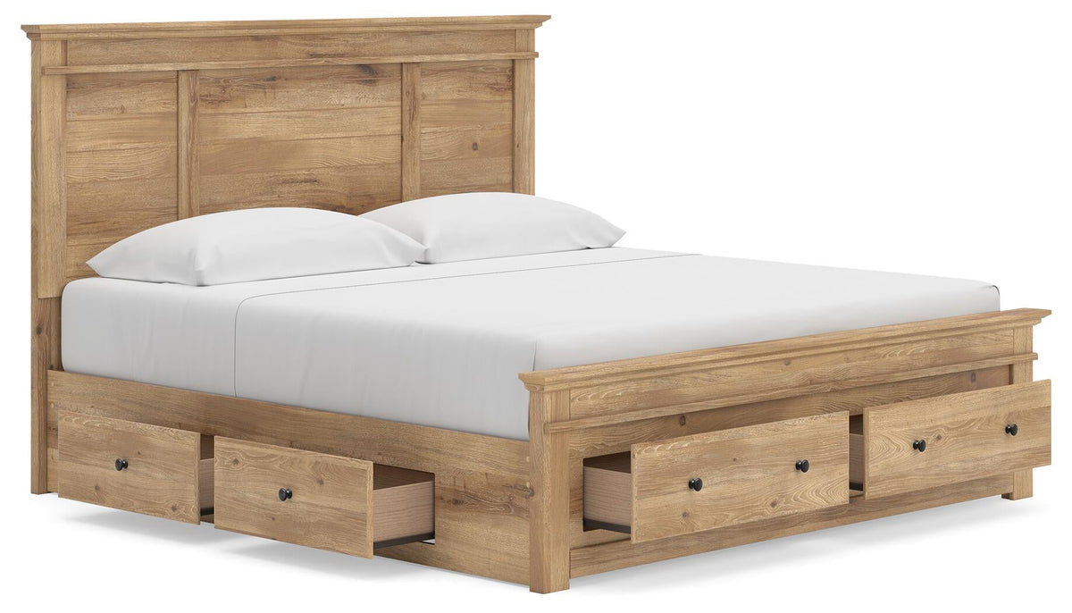 Makidern King Panel Storage Bed