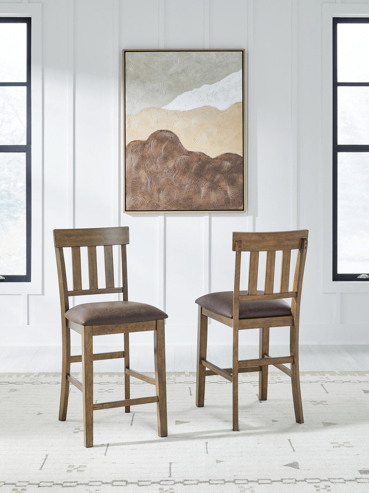 Urbinforte Upholstered Barstool (2/CN)