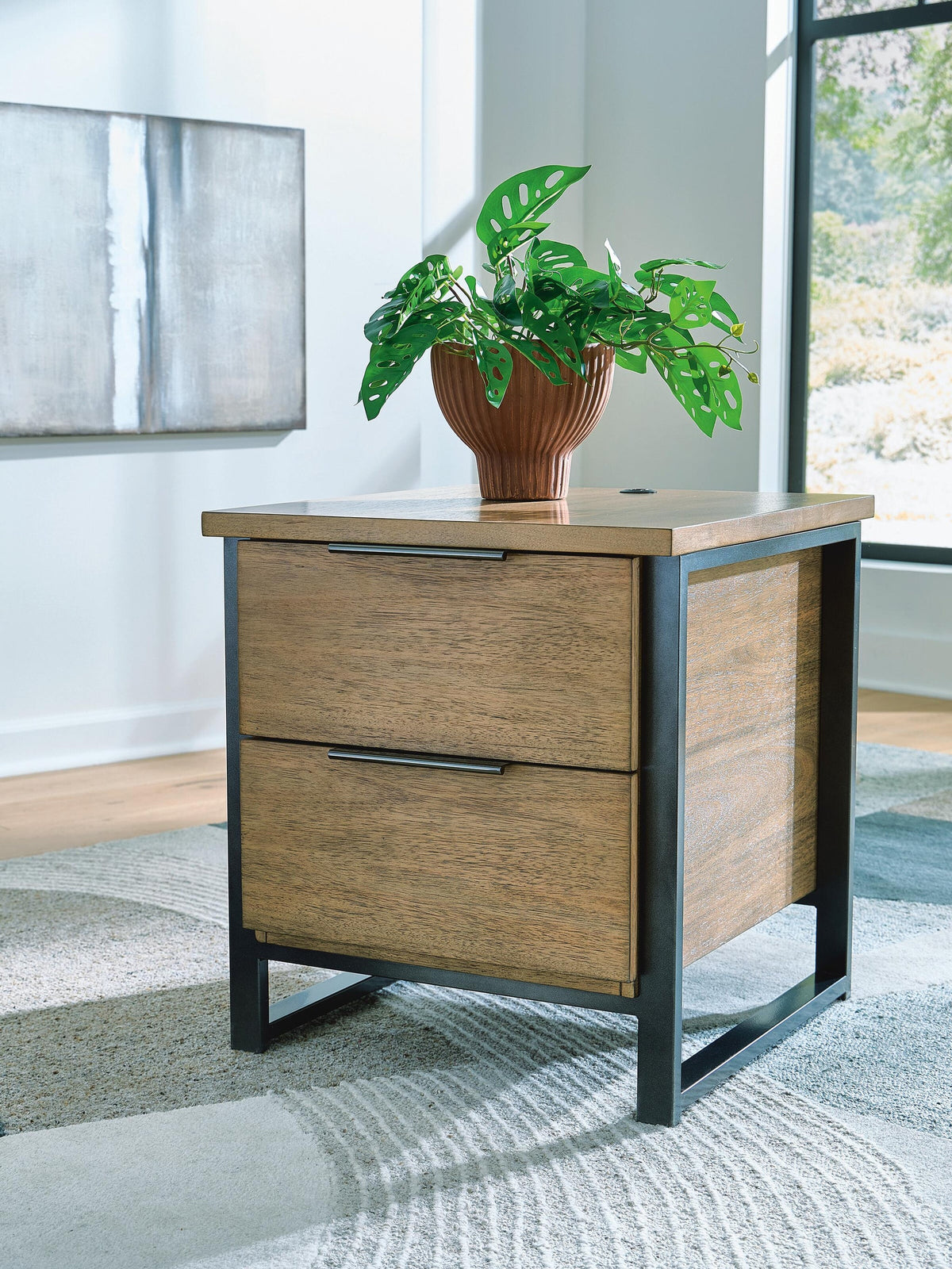 Montia Rectangular End Table