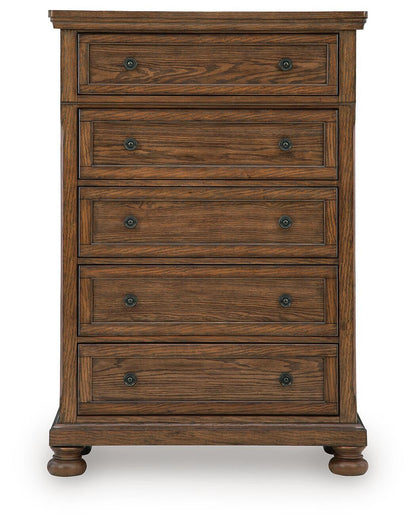 Zackaryn Five Drawer Chest