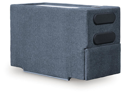 Modmax 8-Piece Sectional with Storage Chaise and Audio Consoles