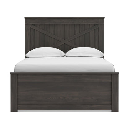 Vonitta Bay Full Panel Bed with 2 Sided Storage