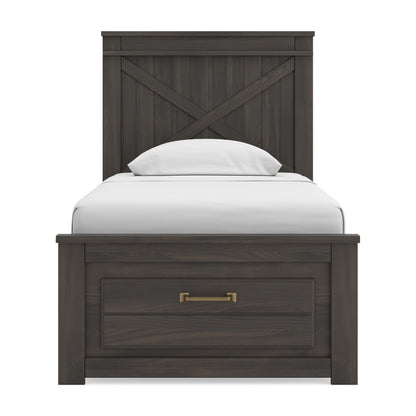 Vonitta Bay Twin Panel Platform Storage Bed
