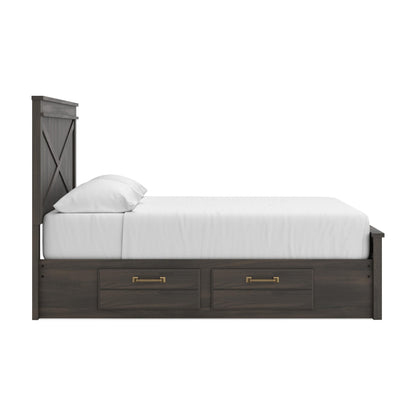 Vonitta Bay King Panel Storage Bed